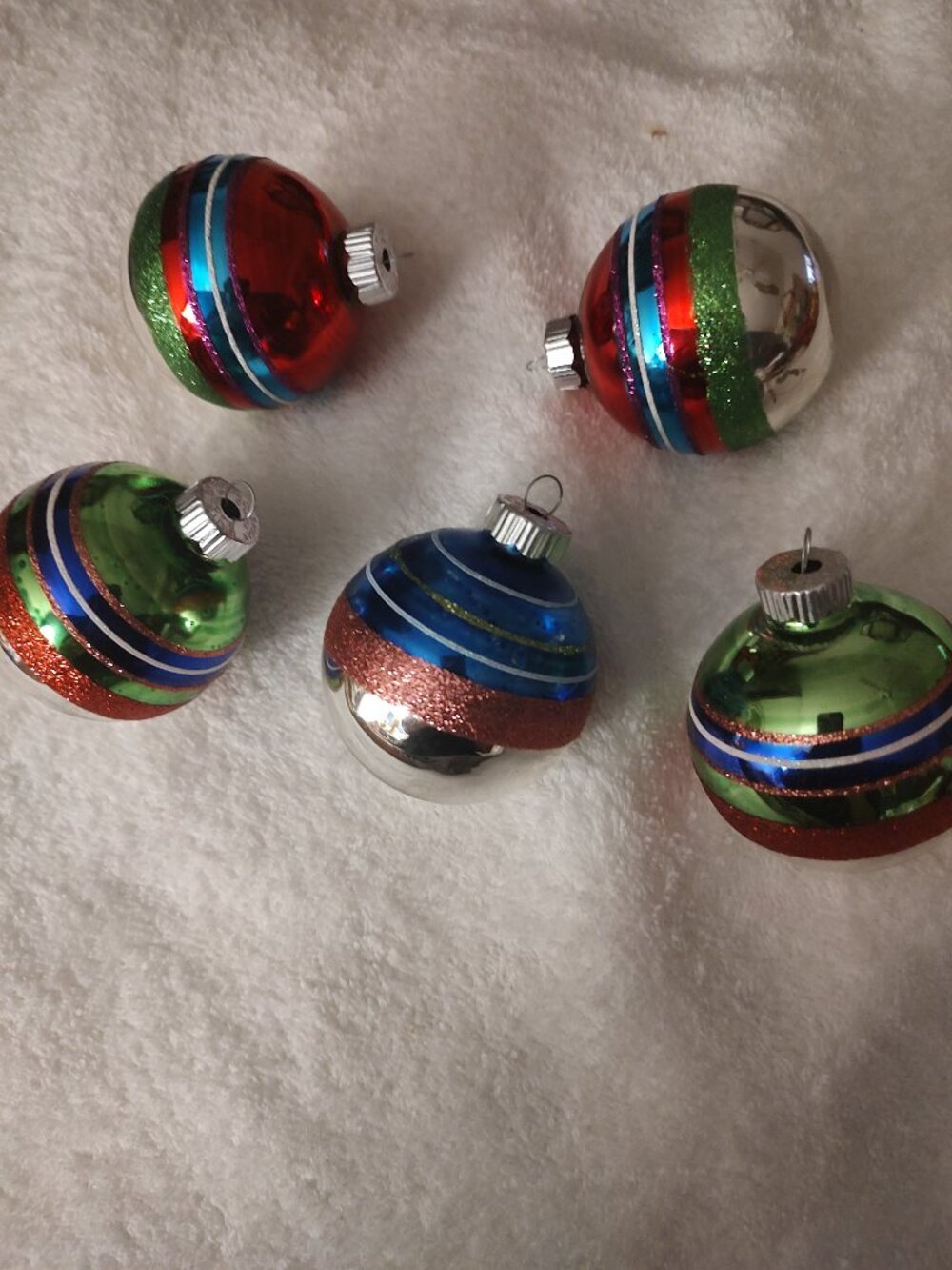 RADKO SHINY BRITE CHRISTMAS ORNAMENTS